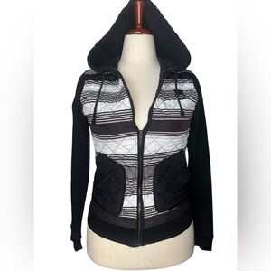 Euc women’s Hurley zip hoodie jacket